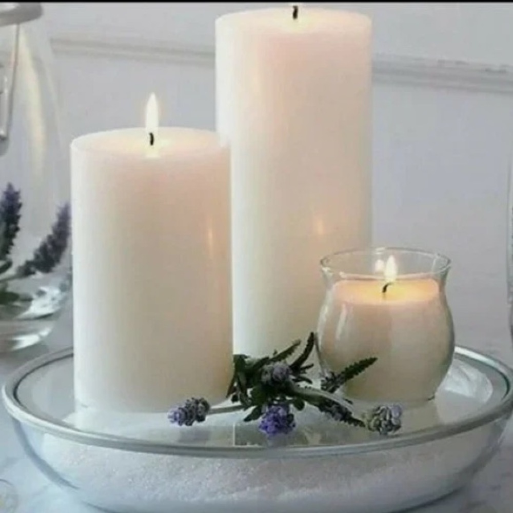 Partylite Clearly Creative pillar garden glass holder.